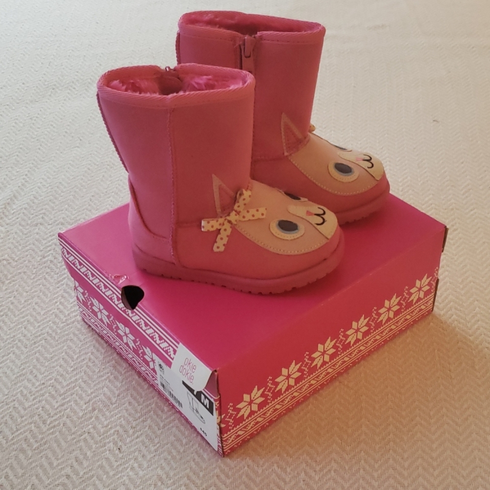 OKIE DOKIE Pink Toddler boots Girls